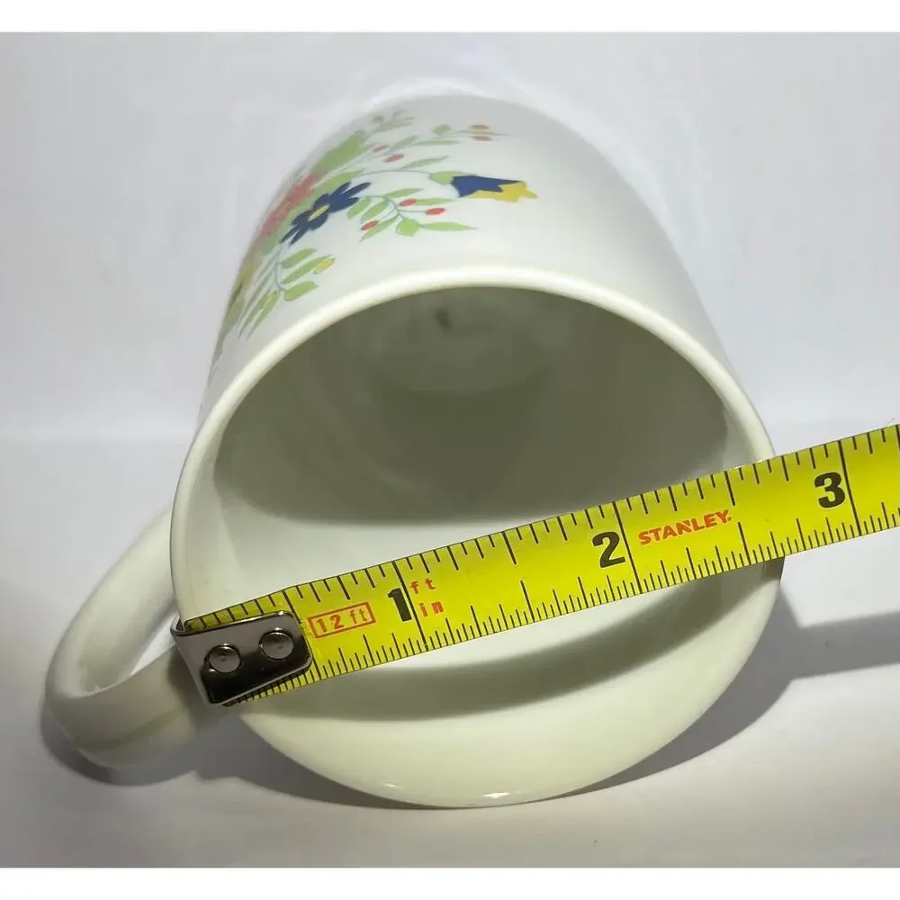 Cute floral coffee mug